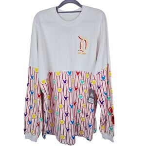 Disneyland Resort Spirit Jersey Popcorn Pullover Shirt Womens 2XL NWT